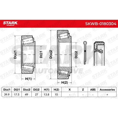 Wheel Bearing Stark SKWB-0180304 SKWB-0180304 - photo 3