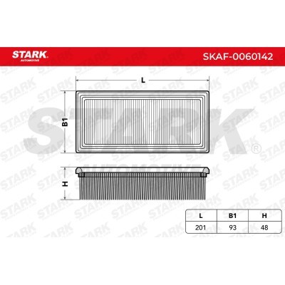 Air Filter Stark SKAF-0060142 SKAF-0060142 - photo 2