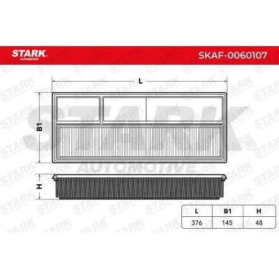 Air Filter Stark SKAF-0060107 SKAF-0060107 - photo 6
