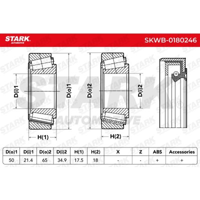 Wheel Bearing Stark SKWB-0180246 SKWB-0180246 - photo 5