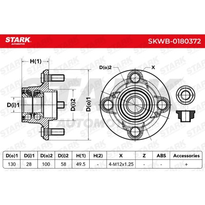 Wheel Bearing Stark SKWB-0180372 SKWB-0180372 - photo 3
