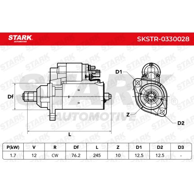 Starter Stark SKSTR-0330028 SKSTR-0330028 - photo 5
