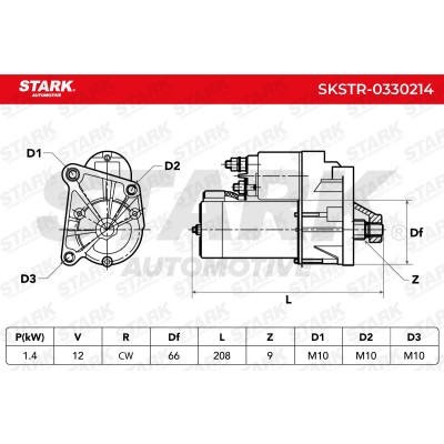 Starter Stark SKSTR-0330214 SKSTR-0330214 - photo 6