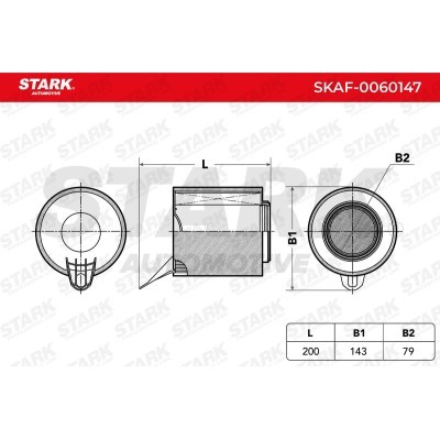Air Filter Stark SKAF-0060147 SKAF-0060147 - photo 4