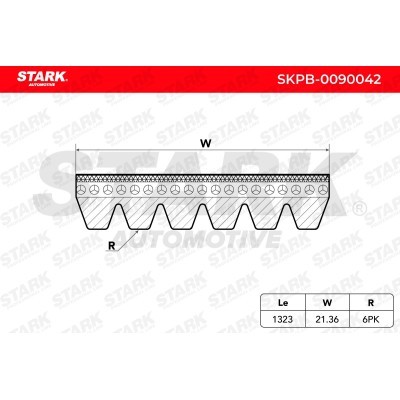 V-Ribbed Belt Stark SKPB-0090042 SKPB-0090042 - photo 4