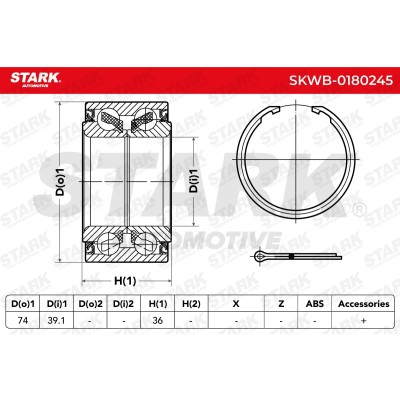 Wheel Bearing Stark SKWB-0180245 SKWB-0180245 - photo 5
