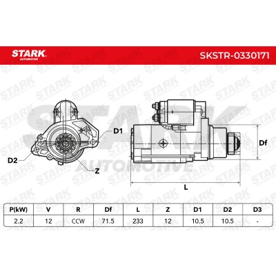 Starter Stark SKSTR-0330171 SKSTR-0330171 - photo 6