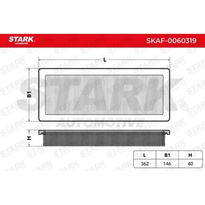 Air Filter Stark SKAF-0060319 SKAF-0060319 - photo 2