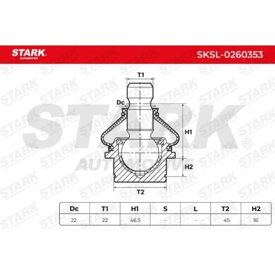 Ball Joint Stark SKSL-0260353 SKSL-0260353 - photo 5