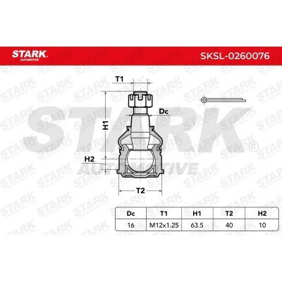 Ball Joint Stark SKSL-0260076 SKSL-0260076 - photo 4