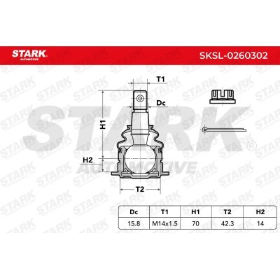 Ball Joint Stark SKSL-0260302 SKSL-0260302 - photo 6