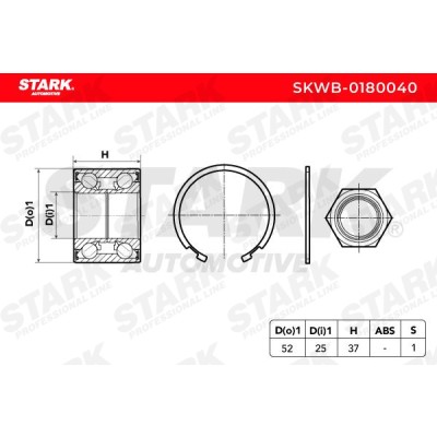 Wheel Bearing Stark SKWB-0180040 SKWB-0180040 - photo 5