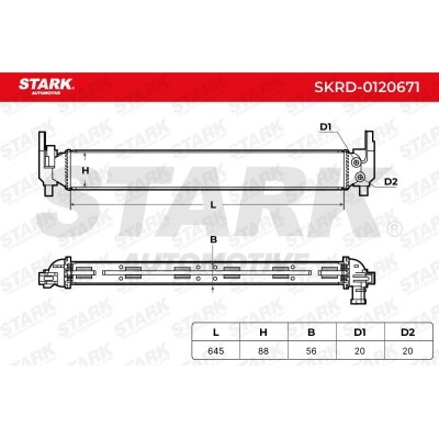 Radiator, Engine Cooling Stark SKRD-0120671 SKRD-0120671 - photo 5