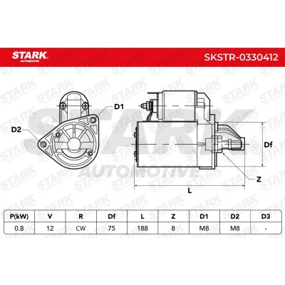 Starter Stark SKSTR-0330412 SKSTR-0330412 - photo 7