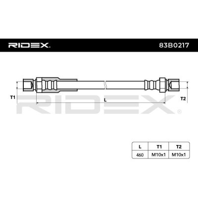 Brake Hose RIDEX 83B0317 83B0317 - photo 7