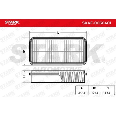 Air Filter Stark SKAF-0060401 SKAF-0060401 - photo 3