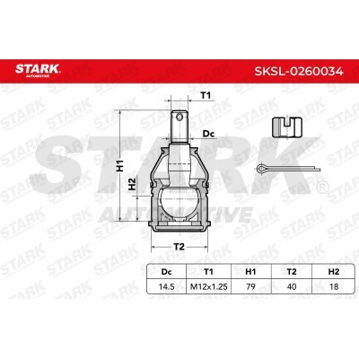 Ball Joint Stark SKSL-0260034 SKSL-0260034 - photo 3