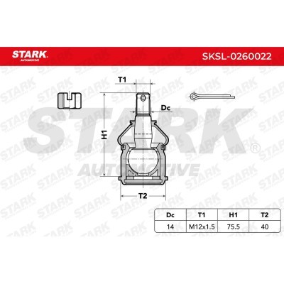 Ball Joint Stark SKSL-0260022 SKSL-0260022 - photo 5