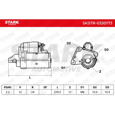 Starter Stark SKSTR-0330173 SKSTR-0330173 - photo 6