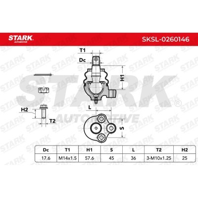 Ball Joint Stark SKSL-0260146 SKSL-0260146 - photo 6
