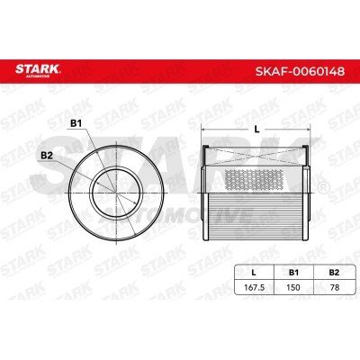 Air Filter Stark SKAF-0060148 SKAF-0060148 - photo 4
