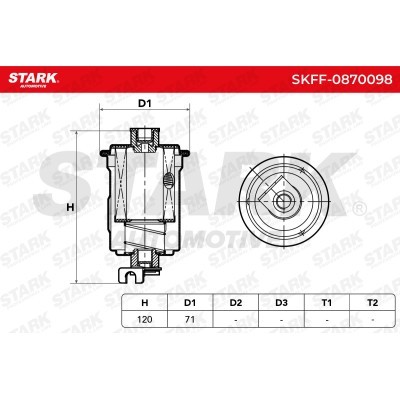 Fuel Filter Stark SKFF-0870098 SKFF-0870098 - photo 5