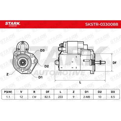 Starter Stark SKSTR-0330088 SKSTR-0330088 - photo 8