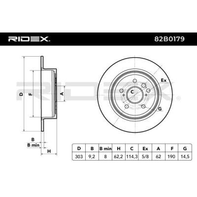 Brake Disc RIDEX 82B0179 82B0179 - photo 9