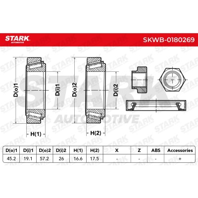 Wheel Bearing Stark SKWB-0180269 SKWB-0180269 - photo 3