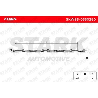 ABS Sensor Stark SKWSS-0350280 SKWSS-0350280 - photo 6