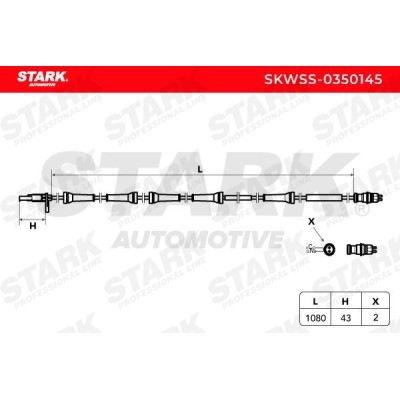 ABS Sensor Stark SKWSS-0350145 SKWSS-0350145 - photo 5