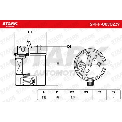Fuel Filter Stark SKFF-0870237 SKFF-0870237 - photo 6
