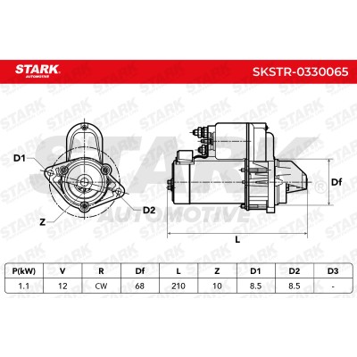 Starter Stark SKSTR-0330065 SKSTR-0330065 - photo 8