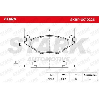 Brake Pads Set Stark SKBP-0010226 SKBP-0010226 - photo 3