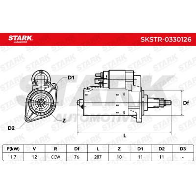 Starter Stark SKSTR-0330126 SKSTR-0330126 - photo 7