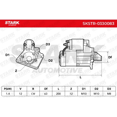 Starter Stark SKSTR-0330083 SKSTR-0330083 - photo 7
