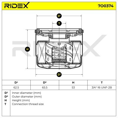 Oil Filter RIDEX 7O0374 7O0374 - photo 6