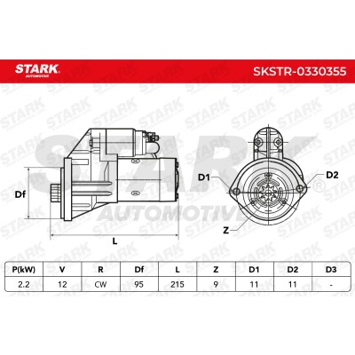 Starter Stark SKSTR-0330355 SKSTR-0330355 - photo 7