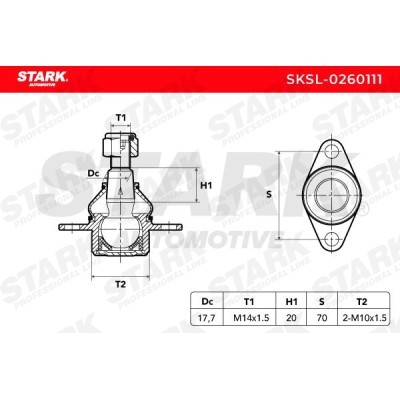 Ball Joint Stark SKSL-0260111 SKSL-0260111 - photo 6