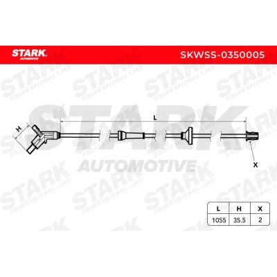 ABS Sensor Stark SKWSS-0350005 SKWSS-0350005 - photo 3