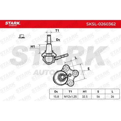 Ball Joint Stark SKSL-0260362 SKSL-0260362 - photo 6
