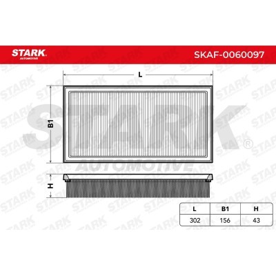Air Filter Stark SKAF-0060097 SKAF-0060097 - photo 3