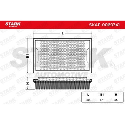 Air Filter Stark SKAF-0060341 SKAF-0060341 - photo 3