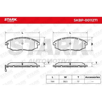 Brake Pads Set Stark SKBP-0011271 SKBP-0011271 - photo 5