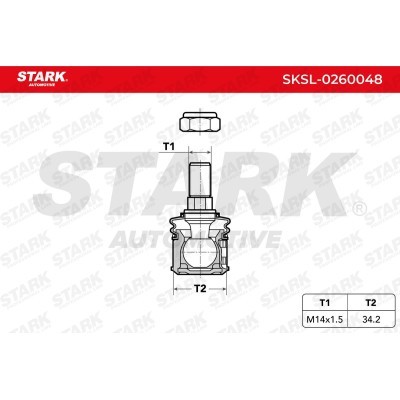 Ball Joint Stark SKSL-0260048 SKSL-0260048 - photo 3