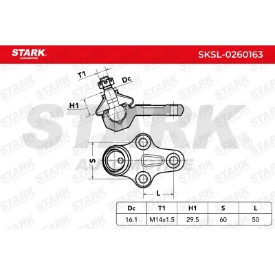 Ball Joint Stark SKSL-0260163 SKSL-0260163 - photo 3