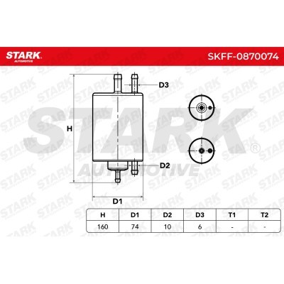 Fuel Filter Stark SKFF-0870074 SKFF-0870074 - photo 4