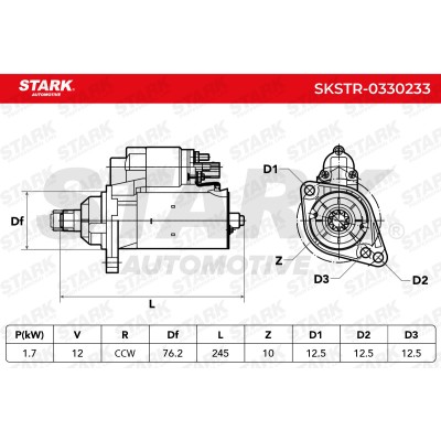 Starter Stark SKSTR-0330233 SKSTR-0330233 - photo 7