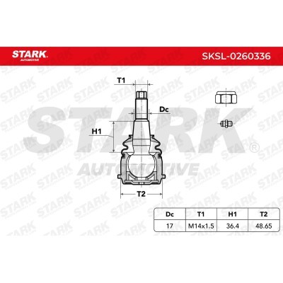 Ball Joint Stark SKSL-0260336 SKSL-0260336 - photo 6