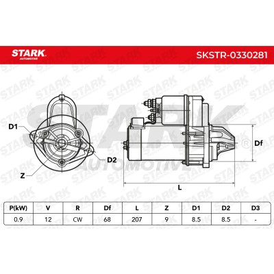 Starter Stark SKSTR-0330281 SKSTR-0330281 - photo 9
